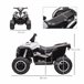 Quad Eléctrico Infantil PP, Metal HOMCOM Blanco