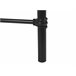 Beliani Cama con somier Metal LYNX 141x209 Negro