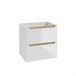 Mueble bajo lavabo 2 cajones Livia Blanco