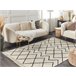 Beliani Alfombra de pelo corto ELDES 160x230 Beige
