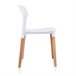 Silla de cocina fija AGATA Amarillo