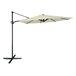 Parasol excéntrico roma Aktive Garden Ø300 cm crema mástil aluminio Crema