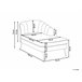 Beliani Chaise longue Bouclé ALLIER Beige