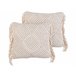 Beliani Cojín decorativo BESHAM 45x45 Beige