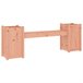 Banco de madera con Jardineras 180x36 Marron Claro