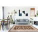 Alfombra MEFE moderna 2312 Ornamento Structural dos niveles 160x220 Beige