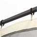 4 Paneles Laterales de Mosquitera para Carpa Poliéster, Nylon 352x0 Negro