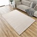Alfombra de estilo moderno con relieve BARESA - ATTICGO 160x230 Plateado