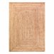 Alfombra lavable ANDRE 1017 Trenza 80x150 Beige