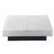 Beliani Cama de agua Piel PARIS 215x228 Dorado