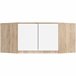 Altillo para armario AKORD S100 100 Blanco/ Madera