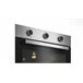 Conjunto placa vitrocerámica+horno multifunción BEKO BBSE12122XD Negro