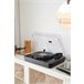 Tocadiscos Bluetooth con altavoces integrados Negro