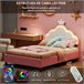 Cama, LED, Cama infantil, Cama juvenil, Cama doble 94x203 Cama, LED, Cama infantil, Cama juvenil, Cama doble 94x203 Rosa