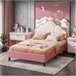 Cama, LED, Cama infantil, Cama juvenil, Cama doble 94x203 Cama, LED, Cama infantil, Cama juvenil, Cama doble 94x203 Rosa