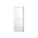 Armario LAU puertas batientes 80x200cm blanco Blanco