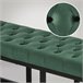Banco banqueta pie de cama asito diseño 120x37 Verde