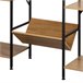 Max Home Estantería madera 11 estantes Negro/ Madera