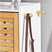 Zapatero con 3 solapas y 2 Ganchos FSR108-WN SoBuy Natural/ Blanco
