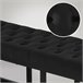 Banco banqueta pie de cama asito diseño 120x37 Negro