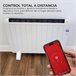 YOEVU - Emisor térmico de aluminio 1500W Control a distancia Blanco