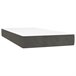 Cama box spring 100x200 Gris Oscuro