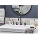 Beliani Conjunto de accesorios de baño ARAUCO Blanco
