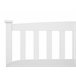 Beliani Cama con somier Madera de pino GIVERNY 169x208 Blanco