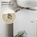 Armario de Baño Melamina de Madera, Acero kleankin, hogar - baño 60 Marron