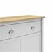 Mueble Microondas 2P 1C LANDHAUS. Blanco