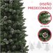 Árbol de Navidad Plástico HOMCOM, hogar - decoración Verde