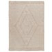 Alfombra de estilo étnico con relieve PAMUK - ATTICGO 60x90 Crema