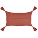 Beliani Cojín decorativo VALVARIA Rojo