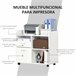 Armario para Impresora Melamina Vinsetto 80 Blanco