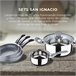 Set  set 5pc bateria cocina  y set 3pc sarten Multicolor