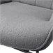 Silla mecedora, sillón de balanceo con respaldo cuadrado Gris Oscuro