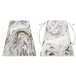 Alfombra LIRA E1686 Abstracta estructural moderna glamour 140x190 Gris Claro
