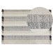 Beliani Alfombra de pelo corto EMIRLER 140x200 Blanco/ Beige