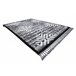 Alfombra MAROC P658 Copos de nieve Franjas Bereber marroquí 180x270 Negro