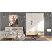 Armario DELTA puertas batientes y 3 cajones 147x200cm blanco Blanco