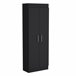 Alacena Nepal en melamina con 2 puertas y 4 estantes Negro