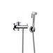 Grifo de Bidé con Llave de Paso 1 Agua con Accesorios Cromo