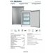 Congelador Vertical Infiniton CV-88L8XEH, 85 L Inox