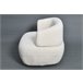 Sillon decorativo color blanco IVORY Blanco