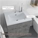 Mueble de Baño Melamina de Madera; Cerámica kleankin 60 Gris