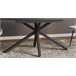 Mesa de comedor oval color negro EMILY Negro