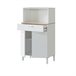 Alacena cocina Colin 2 Puertas 72 Natural/ Blanco