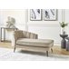 Beliani Chaise longue izquierdo Terciopelo ALLIER Beige