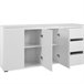Aparador SKIPPER 3 puertas 3 cajones 178,5cm Blanco