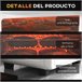 Horno Eléctrico Metal, Vidrio Templado HOMCOM, hogar - cocina Blanco
